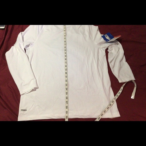 Starter Dri-Star White Long Sleeve Shirt. Size 2XL - Picture 4 of 9